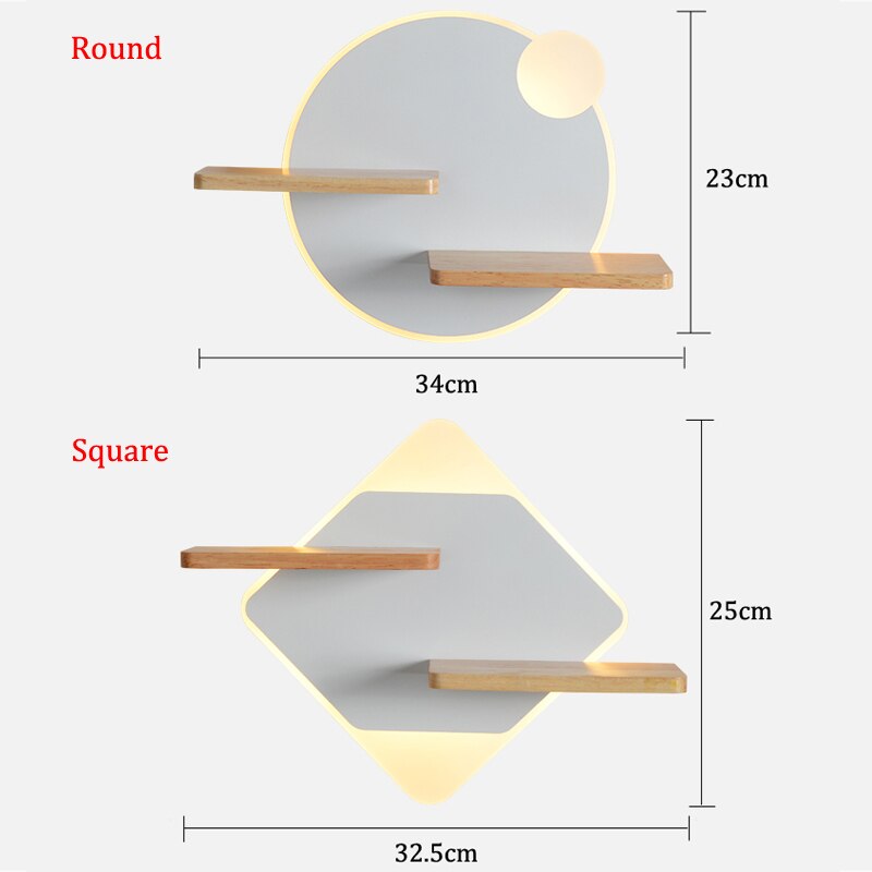 Minimalistic LED Shelves