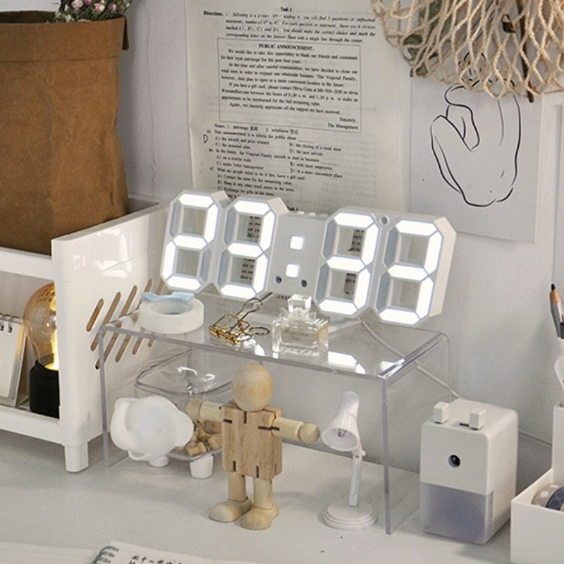 Digital 3D Alarm Clock